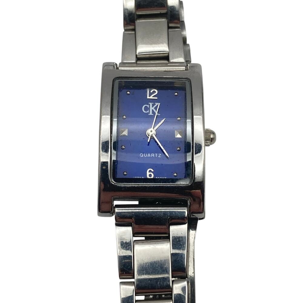 Vintage Calvin Klein CK Women's Tank Watch 17mm -  New Battery - Wrist 6.25"